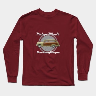 Vintage Wheels - Mercury Wagon Long Sleeve T-Shirt